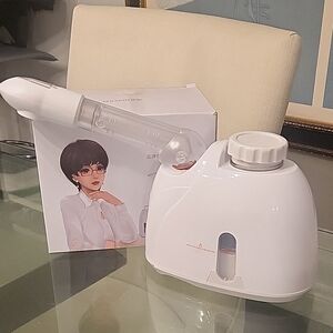White Facial Steamer for Home Skincare